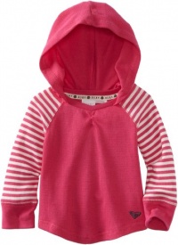 Roxy Kids Baby-girls Infant Gingerbread Long Sleeve Top, Berry Pop, 6-9 Months