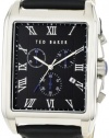 Ted Baker Men's TE1058 Quality Time Classic Rectangle Analog Multi-Function Case Watch