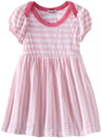 Splendid Littles Baby-Girls Infant Mini Rugby Stripe Dress,Pink Ribbon,6-12 Months