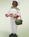 African American Chef Baking Christmas Cookies Figurine