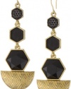 House of Harlow 1960 14k Gold-Plated Hexagon Drop Earrings