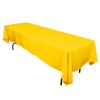 60 x 126 in. Rectangular Polyester Tablecloth Marigold