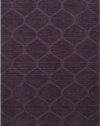 2' x 3' Rectangular Surya Accent Rug M5119-23 Prune Purple Color Handmade in India Mystique Collection