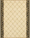 Sierra Mar Marielouise Ivory/Black Rug Size: Runner 2'5 x 12'