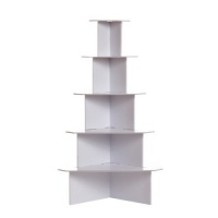 Dress My Cupcake Laila Large 5-Tier Square Cupcake Tower, Holds 100 Cupcakes!