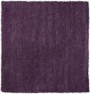 Area Rug 8x8 Square Shag Purple Color - Surya Aros Rug from RugPal