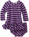 Splendid Littles Baby-girls Infant Striped Dress and Bloomer, Macaroon, 6-12 Months