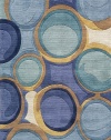 New Wave Collection NEWWANW133BLU80B0 Area Rug