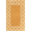 Liora Manne Spello Chain Border Orange Outdoor Rug 8'3 x 11'6