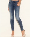 GUESS Power Skinny Jeans with Zip in Loud Wash