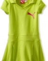 Puma - Kids Girls 2-6X Core Dress with Placket, Green, 5