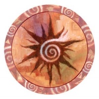 Thirstystone 4−pc. Spiral Sun Coaster Set