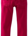 True Religion Girls 2-6X Julie Lonestar Pant, Pink, 2