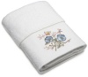 Lenox® Butterfly Meadow? Embroidered Bath Towel, Blue Flower