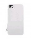 SwitchEasy SW-LAN4S-W Lanyard Slim Case for iPhone 4 & 4S - 1 Pack - Case - Retail Packaging - White