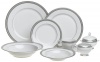 Mikasa Platinum Crown 45-Piece Dinnerware Set, Service for 8