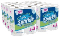 Sparkle, Giant Rolls, Print, [2 Rolls*8 Pack] = 16 Total Count