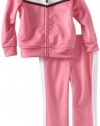 Puma - Kids Girls 2-6X 2T-4T Tricot Set, Azalea Pink, 3T