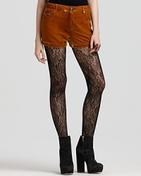 These Free People shorts take an off-duty style and give it party-perfect flair with a lush velvet fabrication and a luxe metallic sheen. Add alluring lace stockings and the season's sharpest booties for a complete evening of chic.