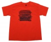 DC SHOES Boys' Youth Dude Skateboard Shirt Red-Medium