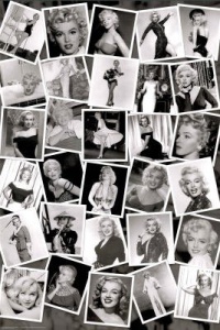 (24x36) Marilyn Monroe (Black & White Collage) Movie Poster Print