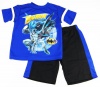 DC Comics Boys 4-7 Two-Piece Batman Forever Blue Mesh T-Shirt & Shorts Set