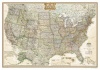 United States Executive Wall Map - Laminated (Reference - U.S.)