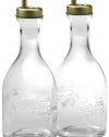 Bormioli Rocco Quattro Stagioni 2-Piece Oil Bottles with Spout, Gift Boxed