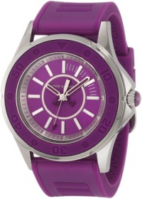 Juicy Couture Women's 1900873 Rich Girl Purple Jelly Strap Watch