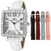 Invicta Women's 11729 Wildflower Diamond Accented Interchangeable Leather Strap Watch Set