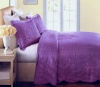 Martha Stewart Pressed Flowers Iris (Purple) Quilted Standard Sham