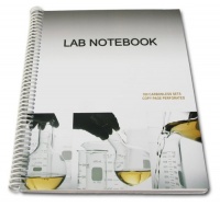 Lab Notebook 100 Carbonless Pages Spiral Bound (Copy Page Perforated)