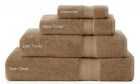 Cotton Craft - Ultimate SPA Oversized Bath Towel 30x56 - Superior 2 Ply 800 Grams Combed Cotton - Taupe