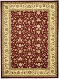 Safavieh Lyndhurst Collection LNH312A Red and Ivory Round Area Rug, 8-Feet