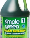 Simple Green 11001 Clean Building All-Purpose Concentrate Cleaner, 1 Gallon Bottle