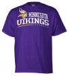 NFL Minnesota Vikings Arched Horizon Tee Shirt Men's, Regal Purple