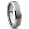 Tungsten Carbide Satin Men's Wedding Ring Sz 13.0 SN#216