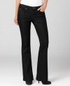 No closet is complete without bootcut denim. Calvin Klein Jeans delivers that sought-after silhouette with these petite black jeans. (Clearance)