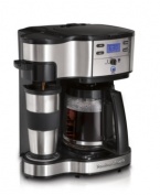 This is your good morning. Every cup is made to your taste with the flexibility of this professional coffee maker. Pop in a pod or start a full 12-cup brew-the choice is always yours and the results are always remarkable. 1-year warranty. Model 49980Z.