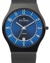 Skagen Men's 233XLTMNC Titanium Blue Dial Titanium Watch