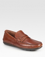 Make a long-lasting style statement in these classic penny loafers, expertly crafted in Italian calfskin leather for a smart, sophisticated finish.Leather upperLeather liningPadded insoleRubber soleMade in Italy