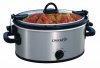 Crock-Pot SCCPVL400-S 4-Quart Cook and Carry Slow Cooker, Stainless Steel