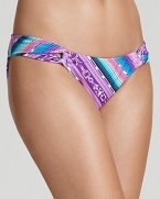 Hit print with this looped bikini from Shoshanna, boasting a bold pattern and classic brief cut. Colorful and cool, it's sure to put a signature spin on your swimwear portfolio.