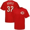 MLB Majestic Cincinnati Reds #32 Jay Bruce Youth Red Player T-shirt