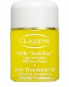 Anti-Eau Body Treatment Oil. Combat visible sponginess with this ultra-concentrated treatment oil. Formulated with 100% natural aromatic plant extracts specially selected for their ability to help minimize skin's 'spongy' appearance. Helps firm and tone cellulite-prone areas, leaving skin softer and more supple. Aromatherapeutic properties work to promote overall well-being, energizing and refreshing your body for a lighter feeling. Imported from France. 3.4 oz. 