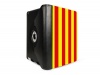 iPad 3 - 360 Degree Rotating Leather & Suede Case The Flag of Catalonia Cover for the 3rd Generation iPad