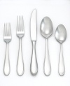 A defined teardrop shape and polished finish give the Austen flatware set from Yamazaki a sense of easy elegance that's ideal for every day. Service for eight and coordinating serveware help you set casual tables in a snap.