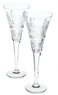 Waterford Crystal Celebration Love Champagne Flutes, Set of 2