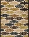 8'8 x 12' Rectangular Surya Area Rug BSL7147-8812 Parchment/Espresso Color Machine Made in Turkey Basilica Collection