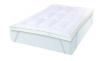 Soft-Tex SensorPedic® Memory Loft Deluxe Mattress Topper Size-Color - Queen - White / Cream